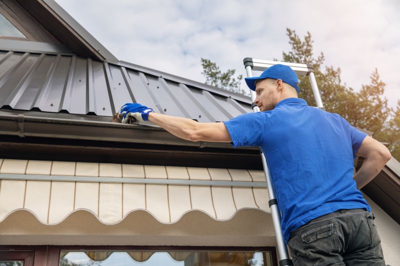 Safe Gutter Cleaning at Heights